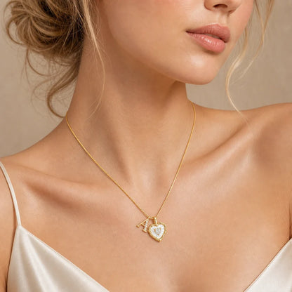 Initial Heart Necklace