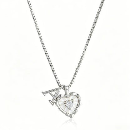 Initial Heart Necklace