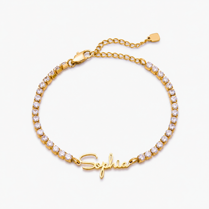 Personalised Name Tennis Bracelet