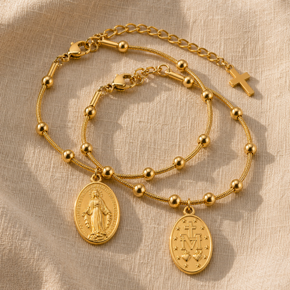 Our Lady Medal Bracelet